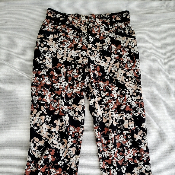 Cartonnier floral tapered pants, anthropologie. - Picture 1 of 4